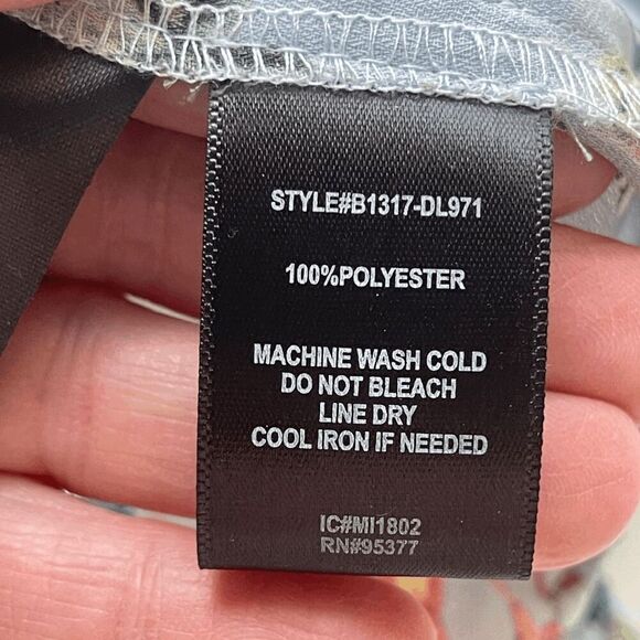 Sanctuary by Anthro Aisley Ballet Off Shoulder Bluebell Blue‎ Floral Top - Picture 6 of 10